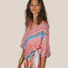 Carica l'immagine nel visualizzatore di Gallery, Tensione in camicia over mussola 100% cotone Art PE260452

