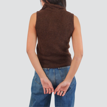 Carica l&#39;immagine nel visualizzatore di Gallery, Vicolo gilet con fiocco 34% alpaca 34 % merinos extrafino Art 55171F
