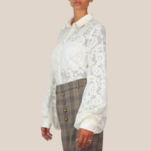 Carica l'immagine nel visualizzatore di Gallery, Haveone camicia manica ampia 55% viscosa Art CVI-R036
