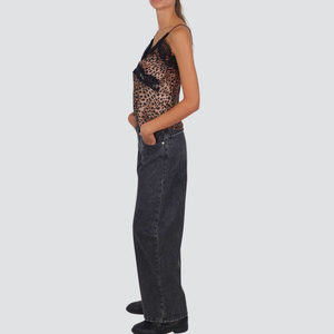 Haveone jeans gamba ampia 100% cotone Art PLS-P135