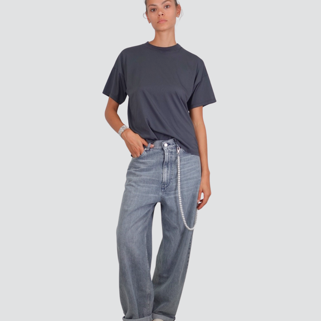 Vicolo jeans  modello Laila con accessorio 100% cotone Art DF5015