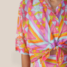 Carica l'immagine nel visualizzatore di Gallery, Tensione in camicia over mussola 100% cotone Art PE260546
