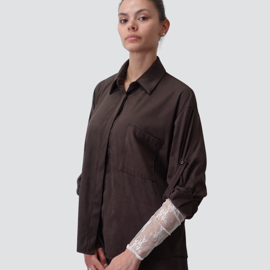 Haveone camicia dainetto manica pizzo Art CSO-N120