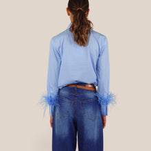 Carica l'immagine nel visualizzatore di Gallery, Tensione in camicia piume 100% cotone Art W26C577
