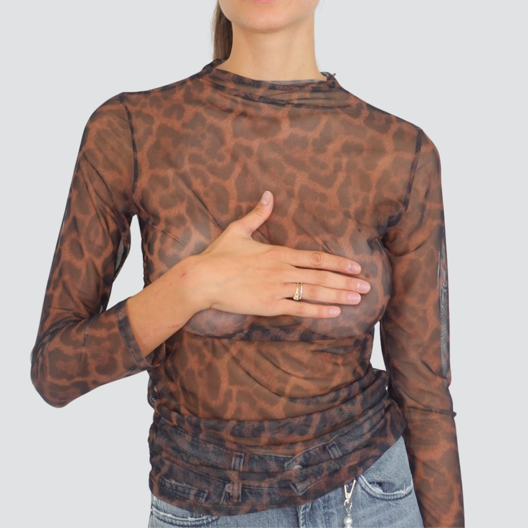 Vicolo maglia tulle maculata Art TF1227