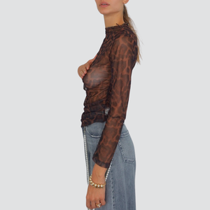 Vicolo maglia tulle maculata Art TF1227