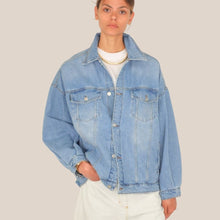 Carica l'immagine nel visualizzatore di Gallery, Haveone giacca denim over 100% cotone Art KGZ-Q022
