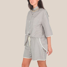 Carica l'immagine nel visualizzatore di Gallery, Vicolo camicia over vichy Art TAB2289
