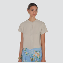 Carica l&#39;immagine nel visualizzatore di Gallery, Vicolo cardigan manica corta 65% viscosa Art 22135D
