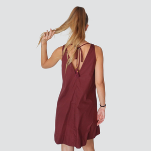 Tensione in abito tela paracadute doppio scollo V con tasche 100% cotone Art 25AI91