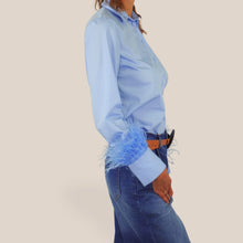 Carica l'immagine nel visualizzatore di Gallery, Tensione in camicia piume 100% cotone Art W26C577
