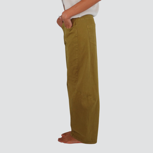 Haveone pantalone barrel con cintura 98% cotone Art PFW-P125