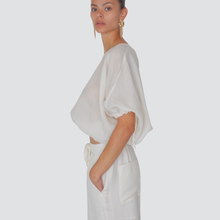 Carica l&#39;immagine nel visualizzatore di Gallery, Vicolo blusa elastico vita coulisse polsi 100% ramia Art TD2892
