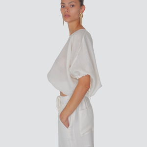 Vicolo blusa elastico vita coulisse polsi 100% ramia Art TD2892