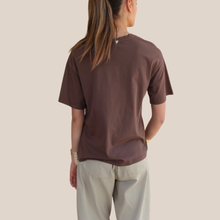 Carica l'immagine nel visualizzatore di Gallery, Philia Loft t-shirt over con cuori pizzo 100% cotone Art R02Y1020
