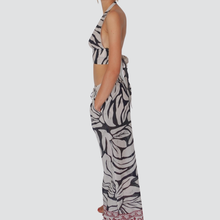 Carica l&#39;immagine nel visualizzatore di Gallery, Vicolo pantalone fantasia elastico vita con coulisse 100% cotone Art TD2920
