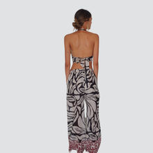 Carica l&#39;immagine nel visualizzatore di Gallery, Vicolo pantalone fantasia elastico vita con coulisse 100% cotone Art TD2920
