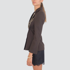 Vicolo mini gonna fondo pizzo 38% viscosa Art TF1214