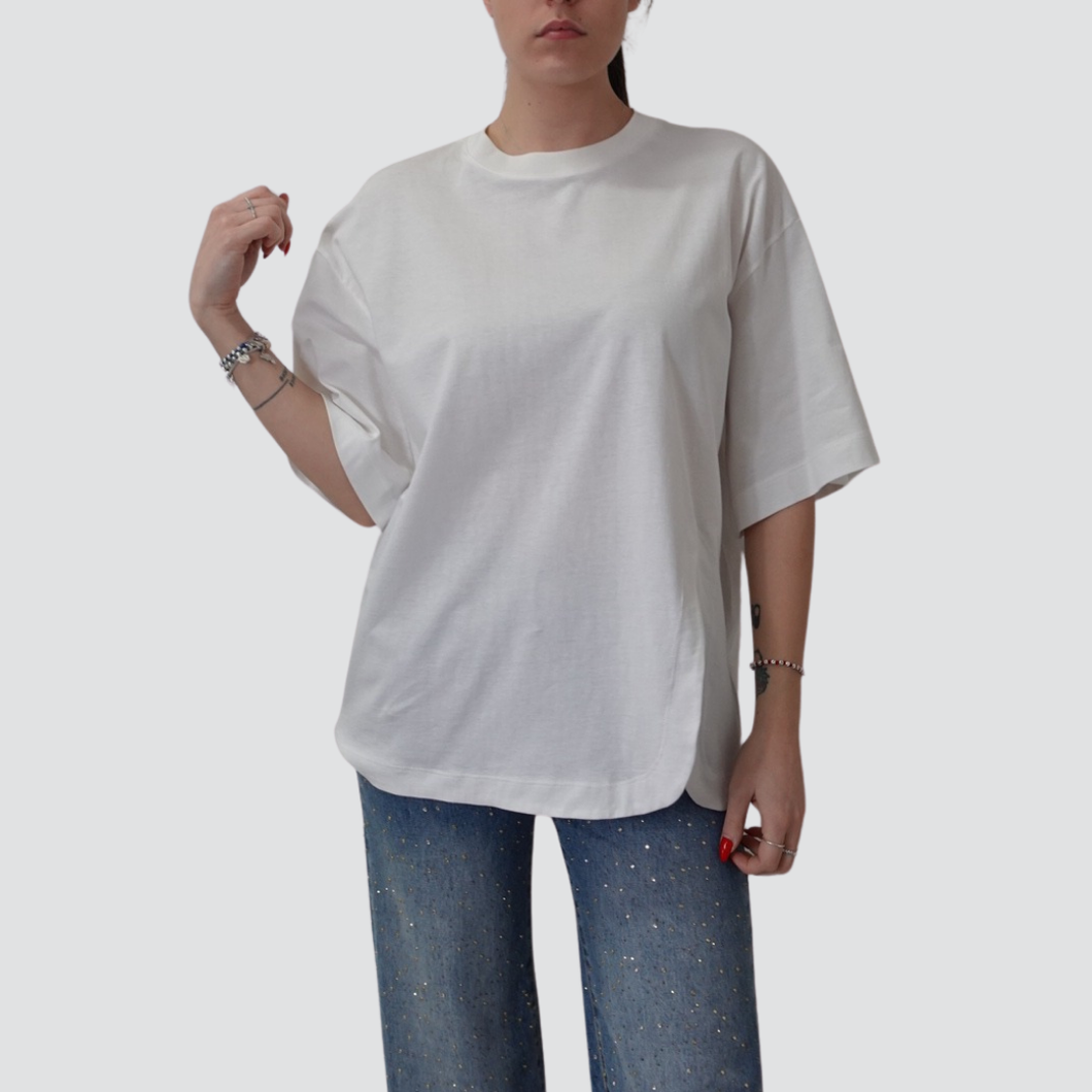 Vicolo t-shirt over spacco laterale 100% cotone Art UD0035