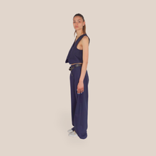 Carica l'immagine nel visualizzatore di Gallery, Kontatto pantalone palazzo con cintura 20% viscosa Art MN6000 ( blazer Art MN6001 )
