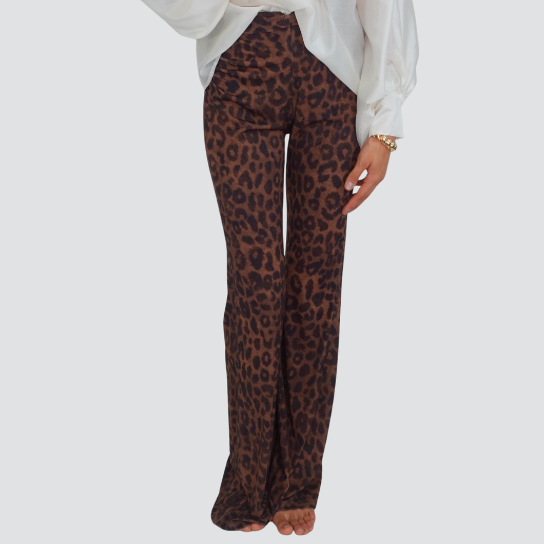 Vicolo leggings zampa con arriccio Art TF1226