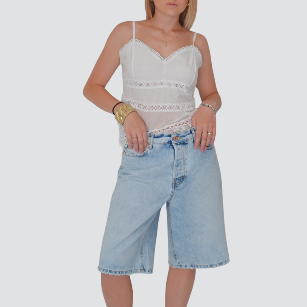 Tensione in bermuda denim 99% cotone Art CJ12051