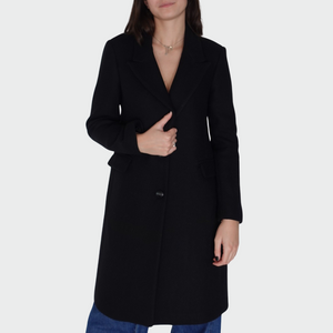 Haveone cappotto dritto foderato misto lana Art KCB-M075