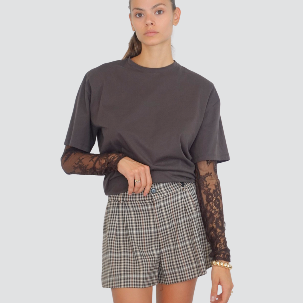 Vicolo short scozzese 34% viscosa Art TF1289