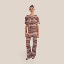 Carica l'immagine nel visualizzatore di Gallery, Vicolo pantalone palazzo elastico vita 50% cotone Art TAB2456
