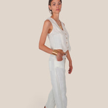 Carica l'immagine nel visualizzatore di Gallery, Haveone gilet 100% lino Art LVE-Q021
