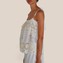 Carica l'immagine nel visualizzatore di Gallery, Haveone top ricamo e pizzo 95% cotone Art RMA-Q232

