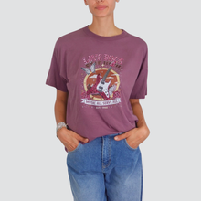 Carica l&#39;immagine nel visualizzatore di Gallery, Vicolo t-shirt over con stampa e strass 100% strass Art RF0240
