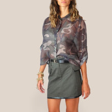 Carica l'immagine nel visualizzatore di Gallery, Haveone camicia over militare 85% lyocell Art CVS-R087
