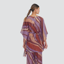 Carica l&#39;immagine nel visualizzatore di Gallery, Haveone abito corto manica ampia 75% lyocell Art AVS-N205
