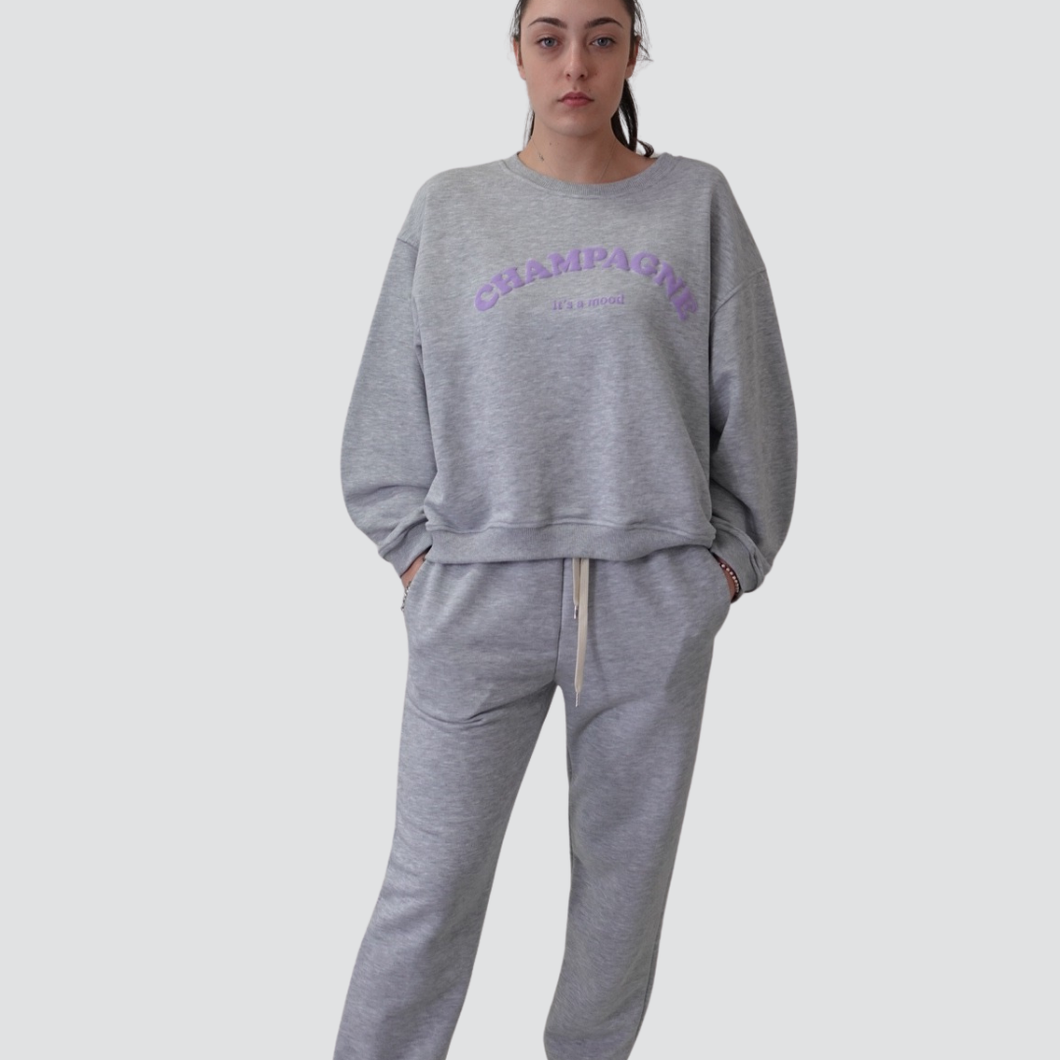 Vicolo pantalone felpa garzato 65% cotone Art TD0573