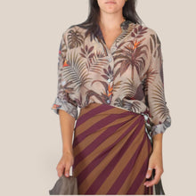 Carica l'immagine nel visualizzatore di Gallery, Haveone camicia over stampa tucani 85% lyocell Art CVS-Q515
