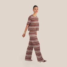 Carica l'immagine nel visualizzatore di Gallery, Vicolo pantalone palazzo elastico vita 50% cotone Art TAB2456
