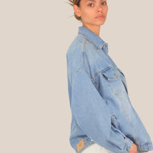 Carica l'immagine nel visualizzatore di Gallery, Haveone giacca denim over 100% cotone Art KGZ-Q022
