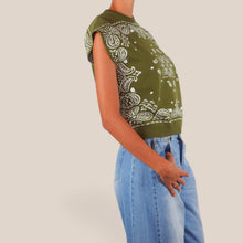 Carica l'immagine nel visualizzatore di Gallery, Kontatto gilet bandana 72% viscosa Art 3M1876NI
