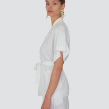 Carica l&#39;immagine nel visualizzatore di Gallery, Vicolo blazer kimono mezza manica 80% viscosa 20% lino Art TD2564
