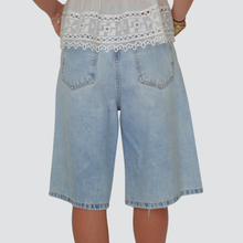Carica l&#39;immagine nel visualizzatore di Gallery, Tensione in bermuda denim 99% cotone Art CJ12051
