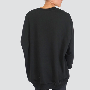 Vicolo felpa over garzata 65% cotone Art TF0582