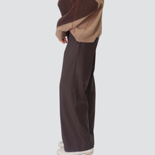 Carica l'immagine nel visualizzatore di Gallery, Haveone pantalone palazzo con cintura elastico retro 33% viscosa Art PVE-P273
