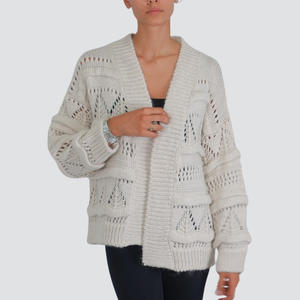 Vicolo cardigan aperto traforato Art 33047F