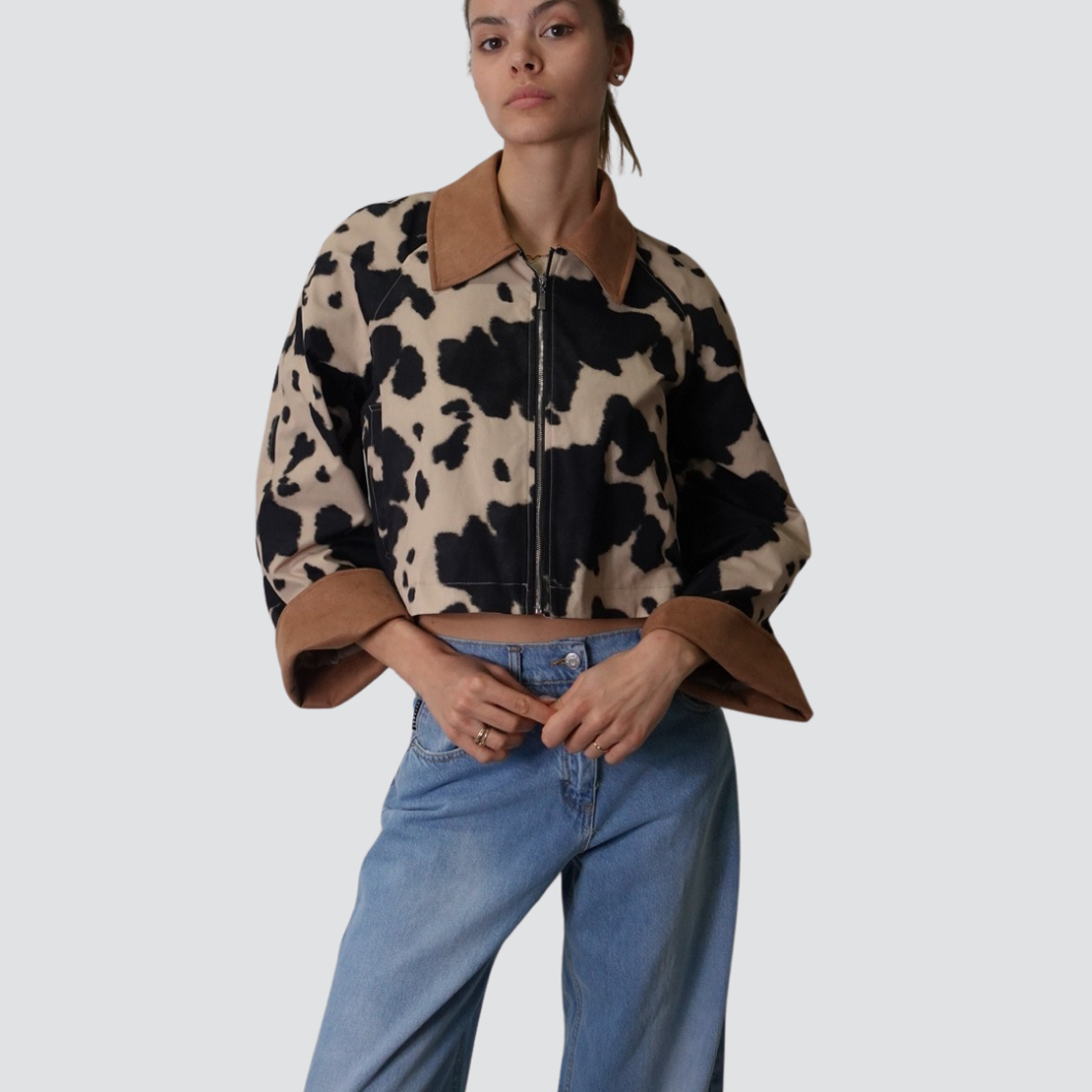 Haveone trench corto colletto crosta Art KVS-N033