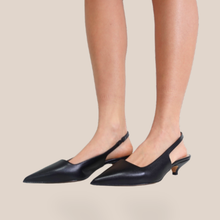 Carica l'immagine nel visualizzatore di Gallery, Divine Follie slingback vera pelle tacco 4 cm 52P301
