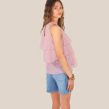 Carica l'immagine nel visualizzatore di Gallery, Susy Mix top tre balze 75% lyocell Art 26229V77
