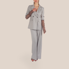 Carica l'immagine nel visualizzatore di Gallery, Haveone pantalone gessato 34% viscosa Art PGE-Q097 ( blazer Art JGE-Q028 )
