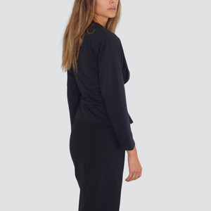 Vicolo maglia over con spalline con cinturina 100% cotone Art UF0168