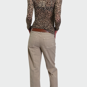 Haveone pantalone Mandy velluto con cintura 98% cotone Art PLS-M250